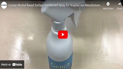 Lionser Alcohol Based Surface Disinfectant Spray for Hospital Use Manufacturer & Supplier