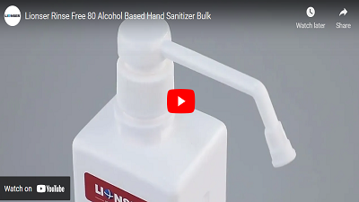 Lionser Rinse Free 80 Alcohol Based Hand Sanitizer Bulk